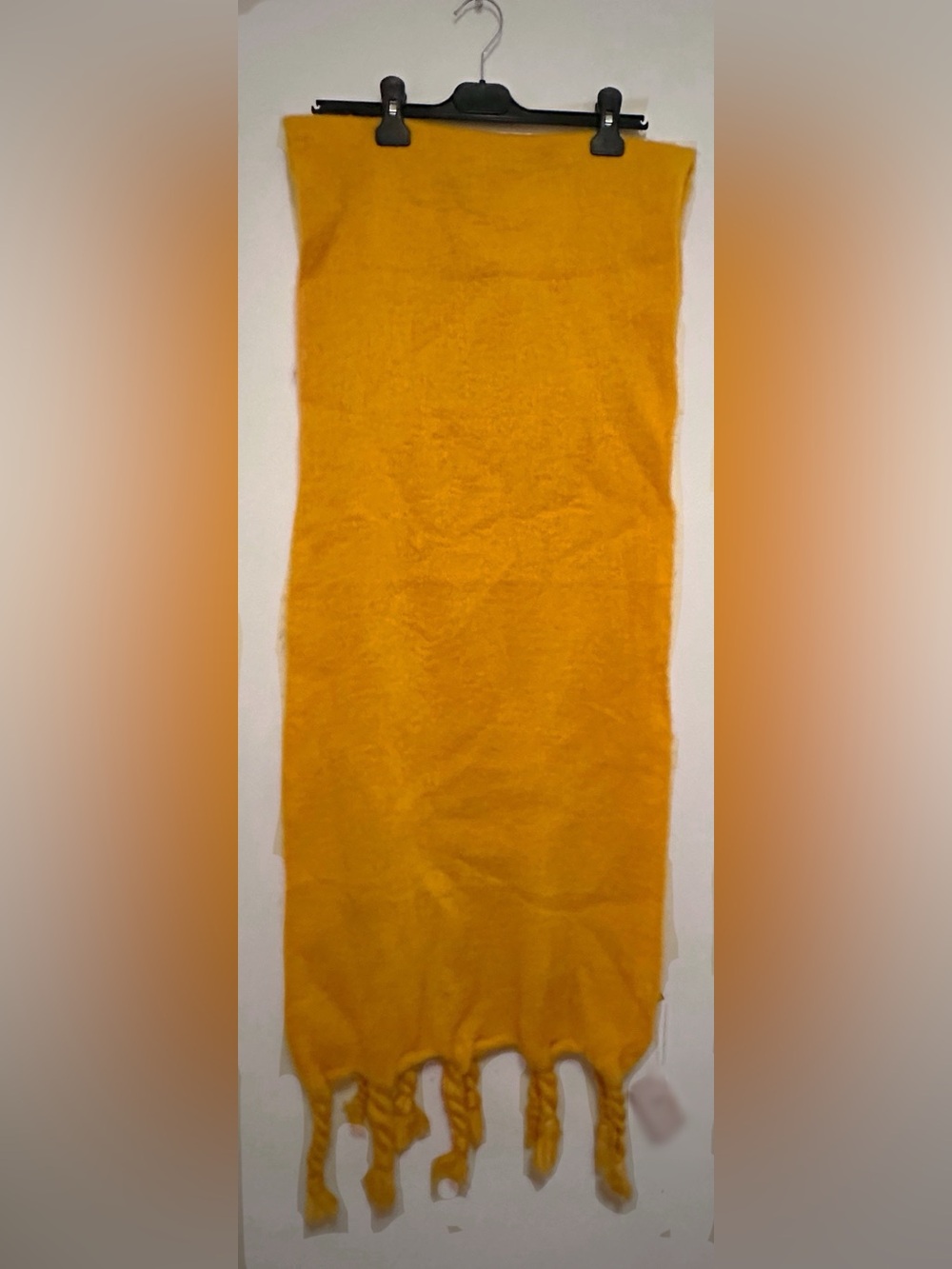 Vibrant Yellow Scarf